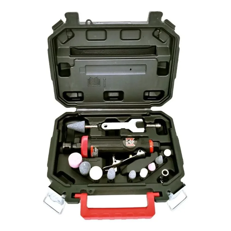 Kit Retífica Pneumática Reta Sigma 1/4 Pol Maleta Acessorios