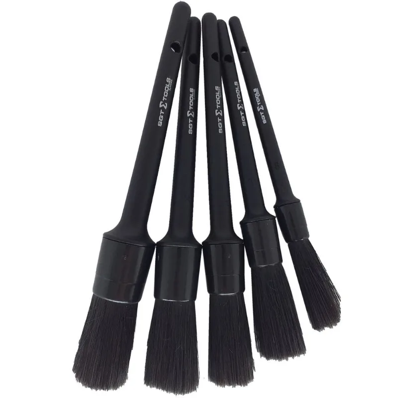 Kit 5 Pinceis Macios Detalhamento Interno