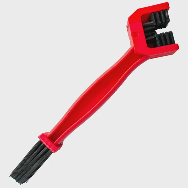 Escova Corrente Moto Polipropileno e Nylon 26cm Vermelha Ergonômica - Não Disponível