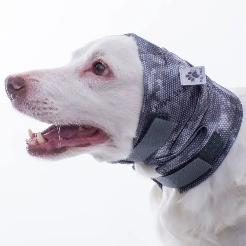 Protetor para Ouvidos Oto Calm Protector para Cães Pet Med Cinza - Pet Med