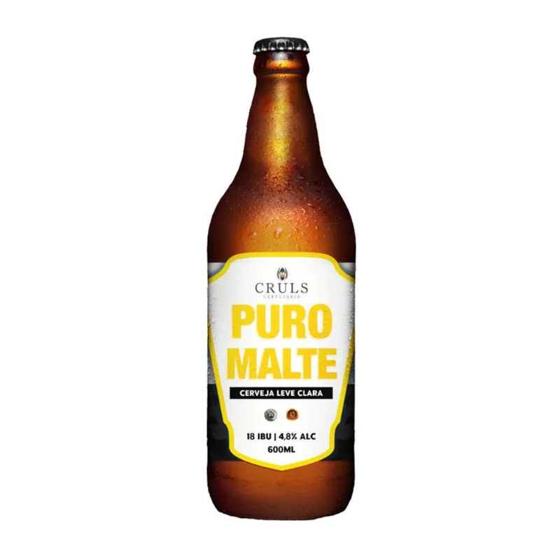Cerveja Cruls Puro Malte Garrafa 600ml