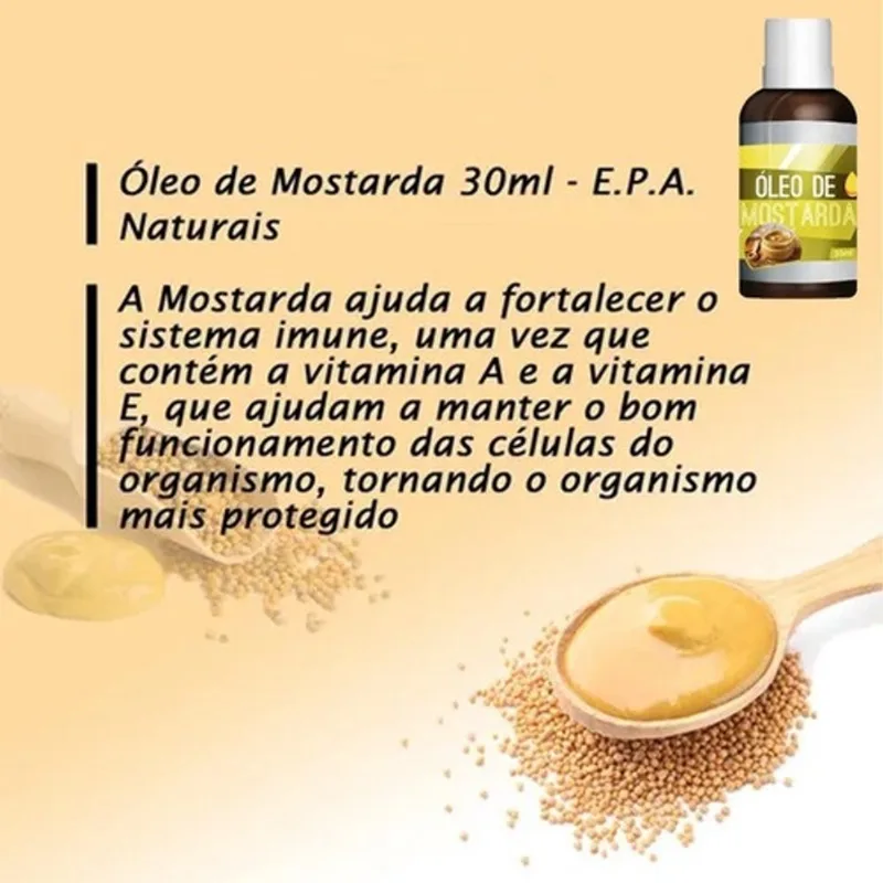 Óleo De Mostarda Puro E Natural