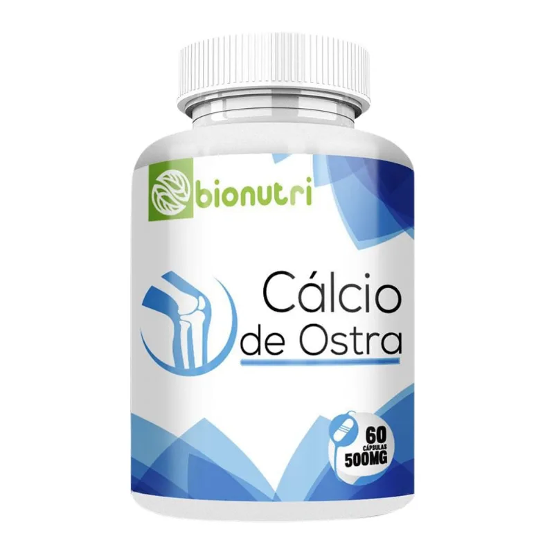 Cálcio De Ostras 60 Cápsulas 1x Unidade