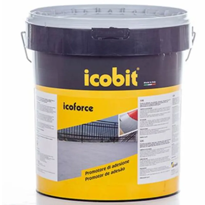 Promotor de Aderência e Impermeabilizante Icoforce Cinza Icobit PROMOTOR ADERENCIA ICOFORCE CZ 20KG LAJES E TELHADOS