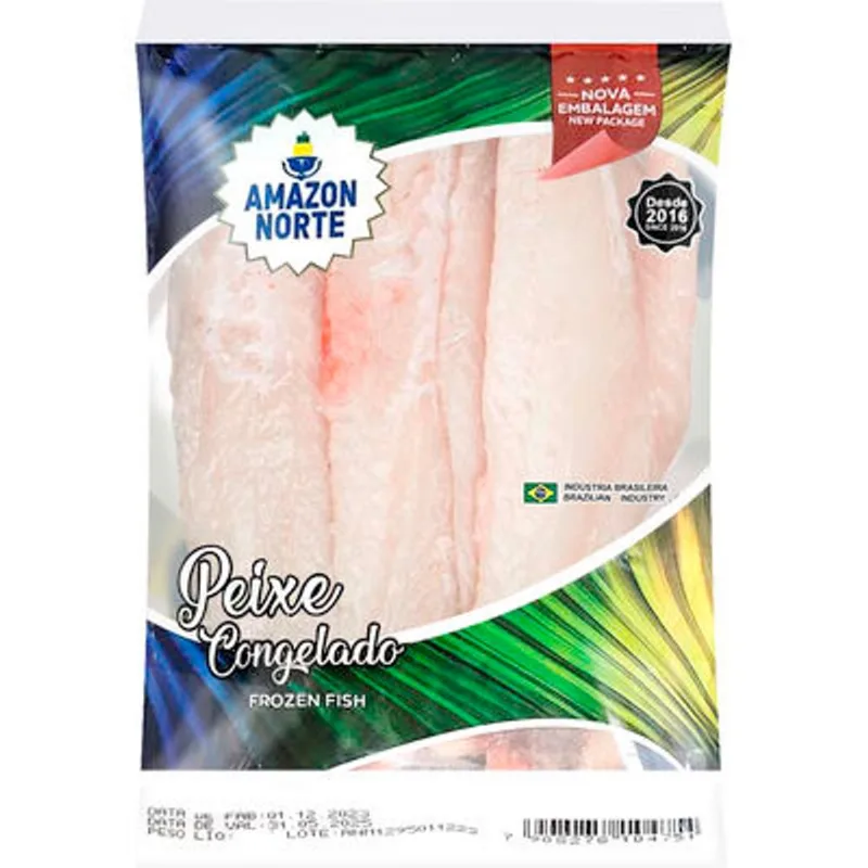 Filé de Peixe Pescada Branca Amazon Norte Congelado 500g