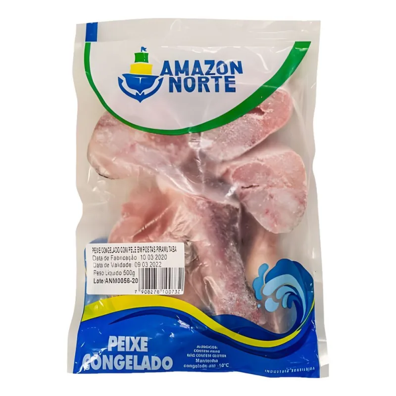 Peixe Piramutaba Amazon em Posta Congelado 1Kg - AMAZON