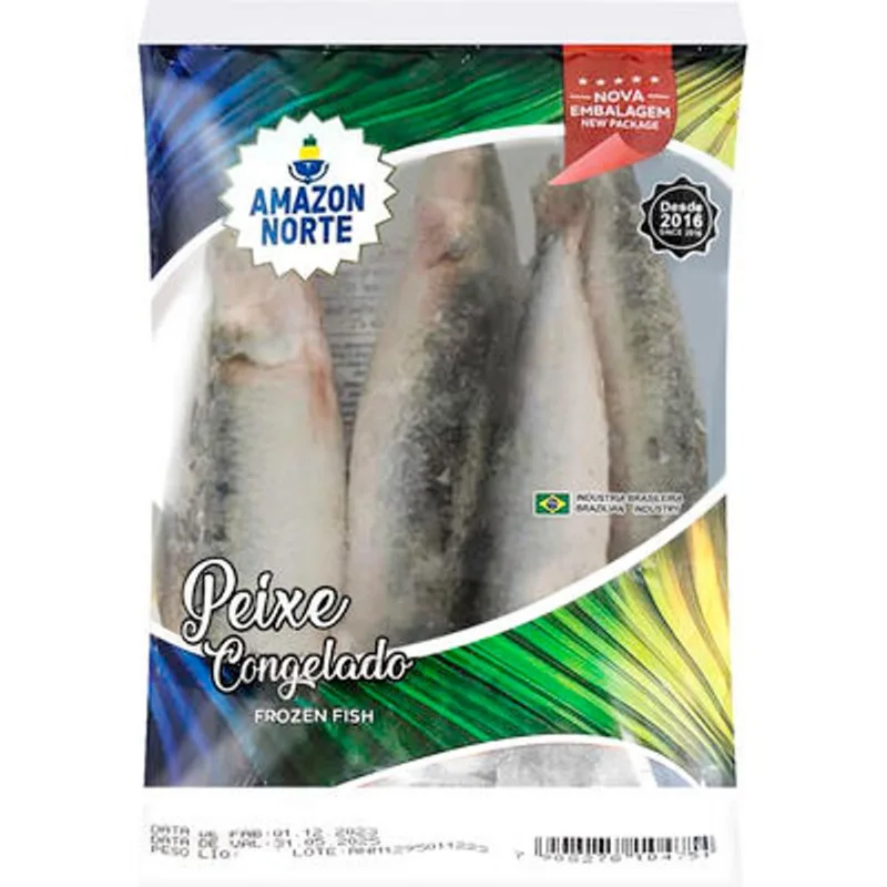 Peixe Sardinha Inteira Amazon Norte Congelado 500g