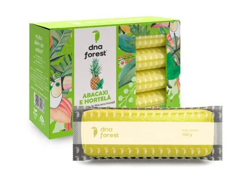 POLPA ABACAXI E HORTELÃ DNA FOREST 400G
