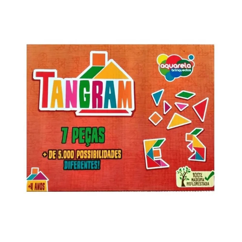 Tangram 7 Pecas - Aquarela Brinquedos