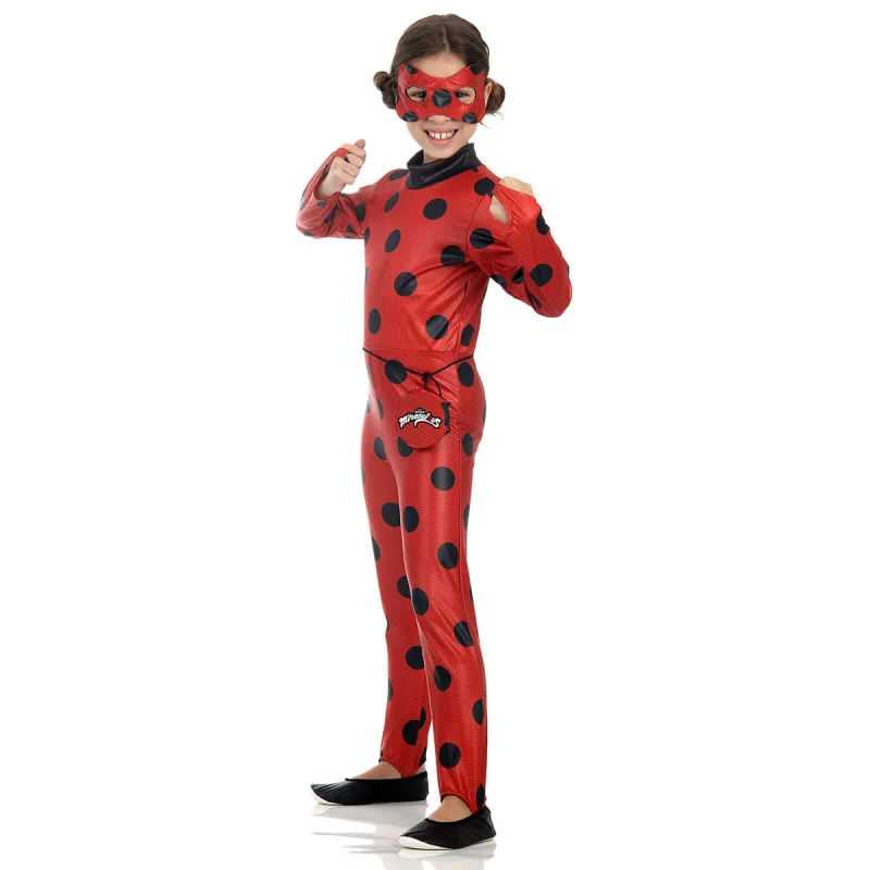 Fantasia LadyBug Macacão Infantil - Miraculous - Ladybug