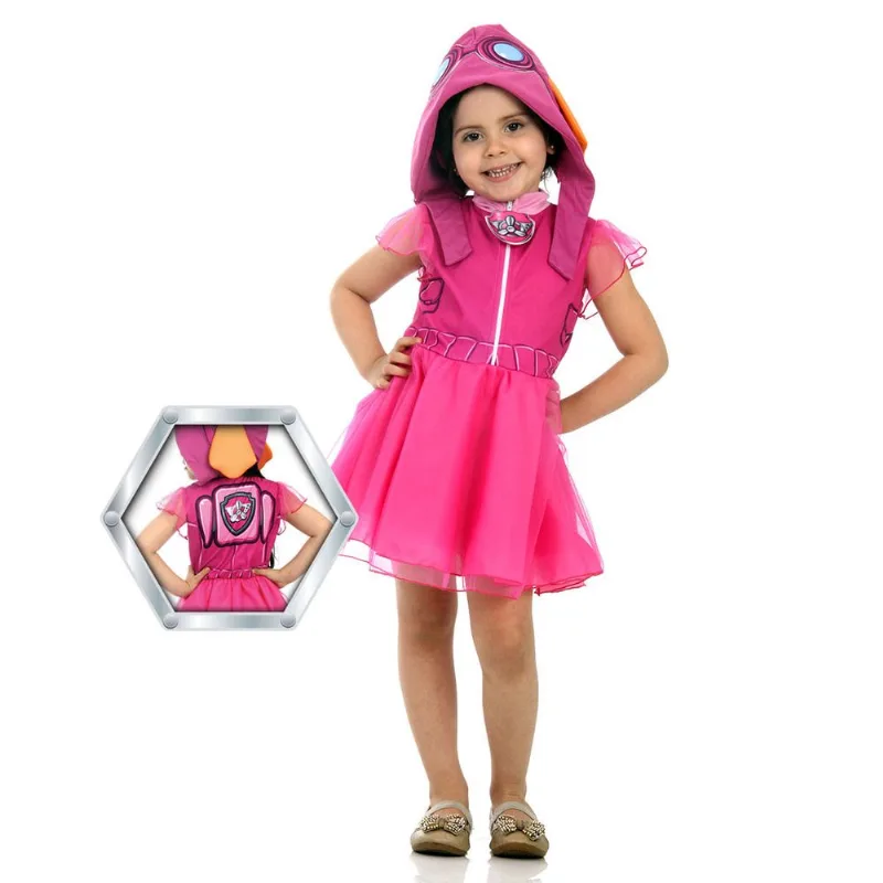 Fantasia Skye Infantil - Patrulha Canina M