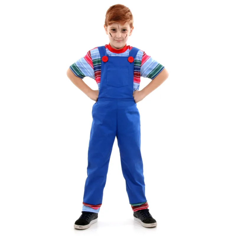 Fantasia Chucky Boneco Assassino Infantil - Halloween - Temas - Artigos Para Festa
