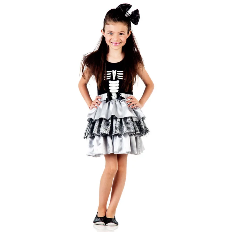 Fantasia de Halloween - POP - Esqueletinha - Sulamericana - P Fantasia de Halloween - POP - Esqueletinha - Sulamericana - G