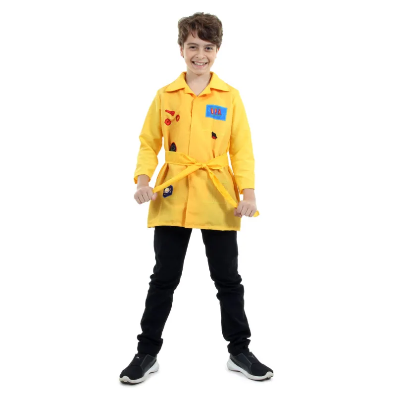 Fantasia DPA Bento Amarelo Infantil Pop - Detetives do Predio Azul - Desenho