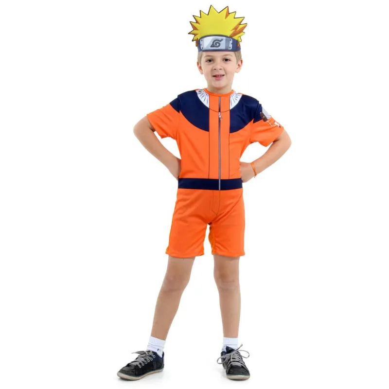 Fantasia Naruto Básico Curto Infantil M