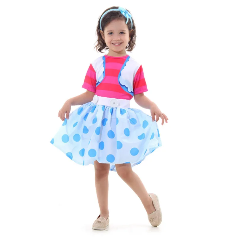 Fantasia Infantil - Boneca - Azul e Rosa - Sulamericana - P