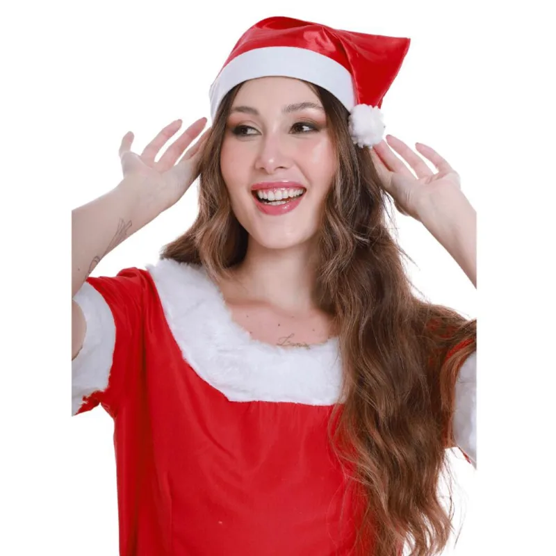 Gorro Papai Noel Adulto