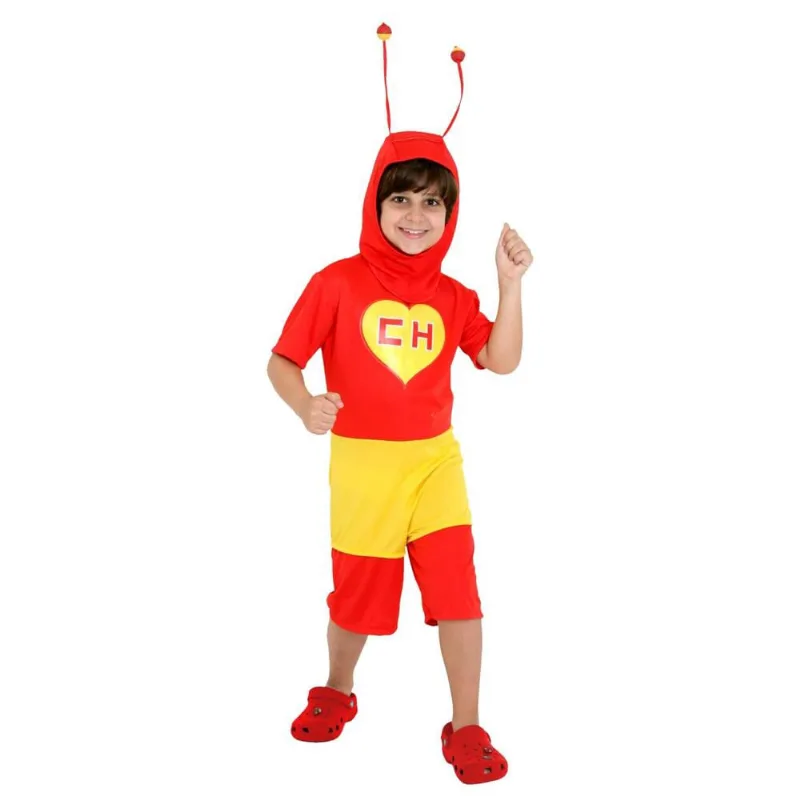 Fantasia Chapolin Colorado Infantil Curto Original Fantasias