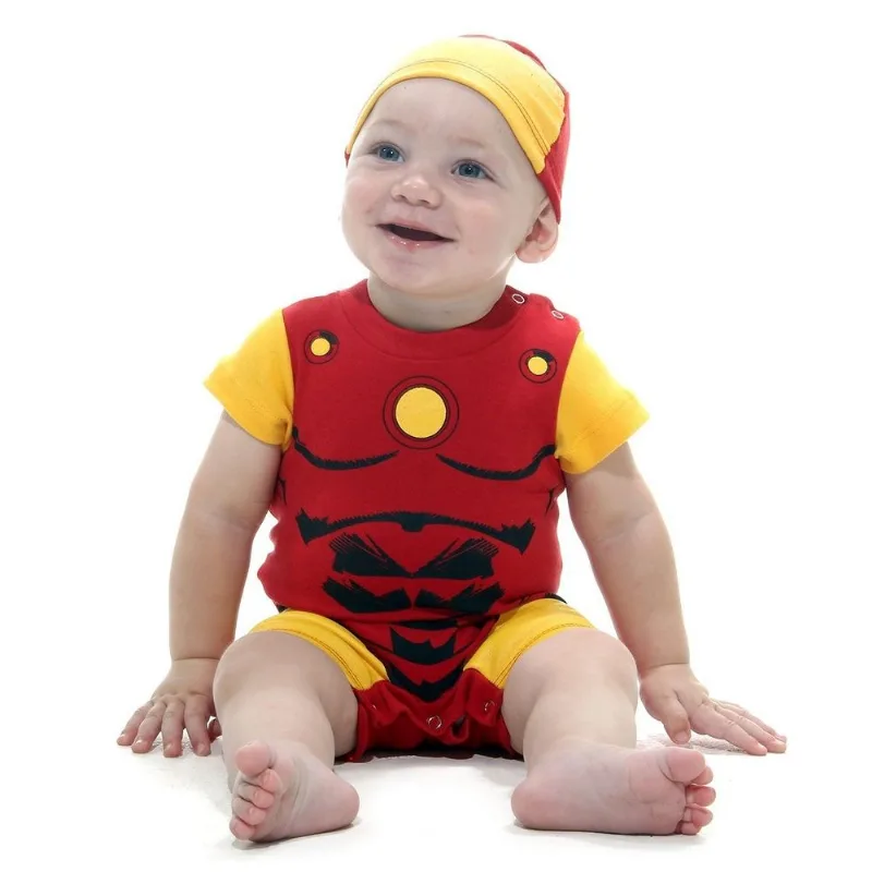 Body Macaquinho Bebe Homem de Ferro - Tamanho M (de 3 a 6 meses) - 910415 - Sulamericana