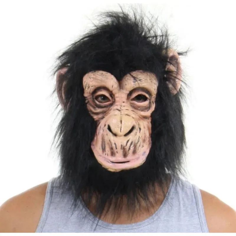 Máscara de Macaco Látex Tamanho Único Abrakadabra - Fantasia