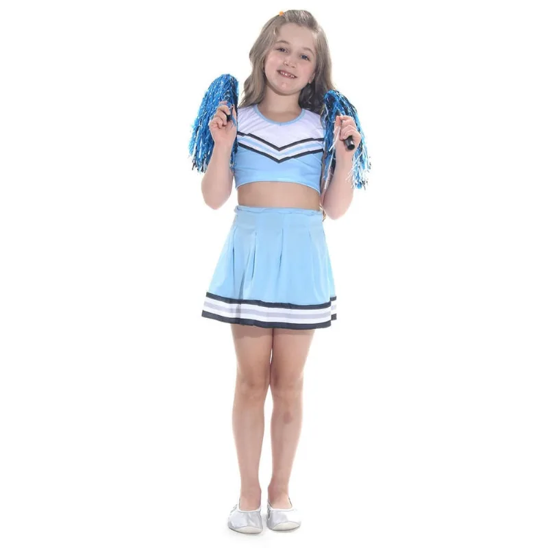 Fantasia Infantil Cheerleader Top e Saia Lider de Torcida