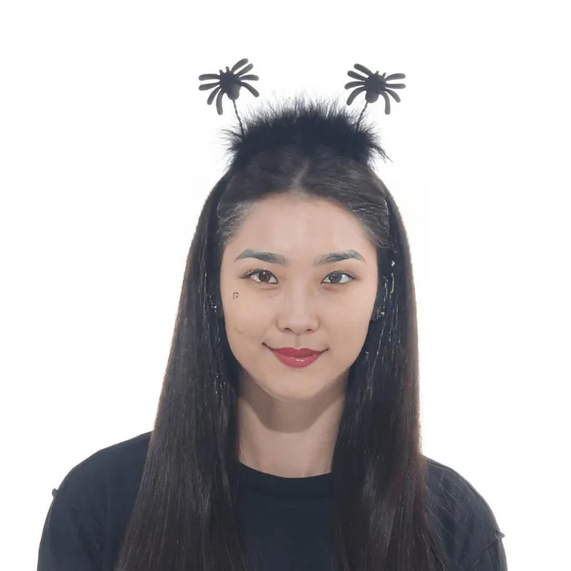 Tiara De Halloween Aranha Dupla Abrakadabra Fantasias