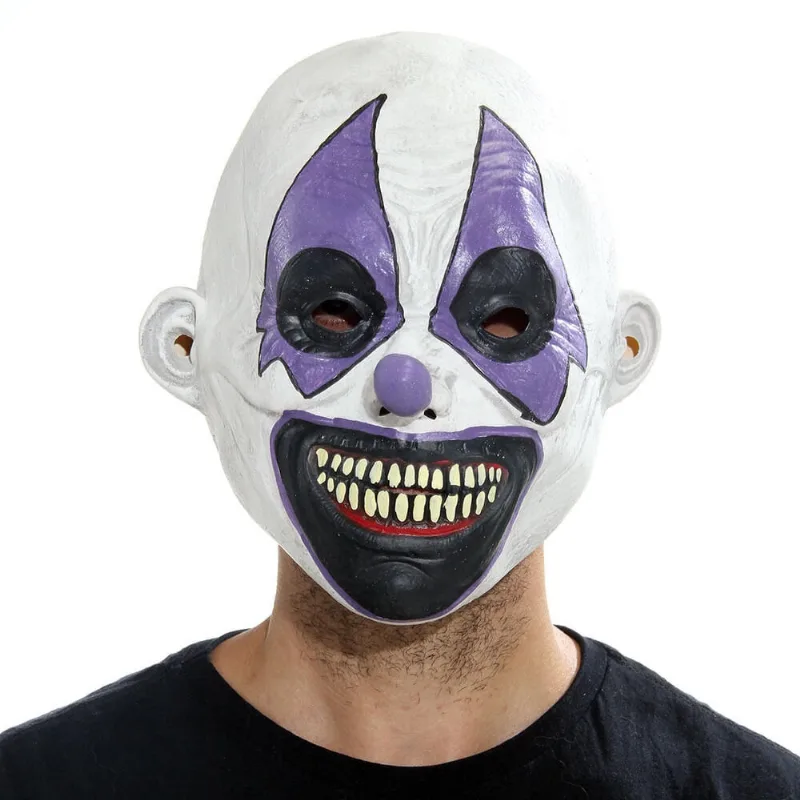 Máscara Palhaço Sorrindo Para Halloween Abrakadabra Fantasia