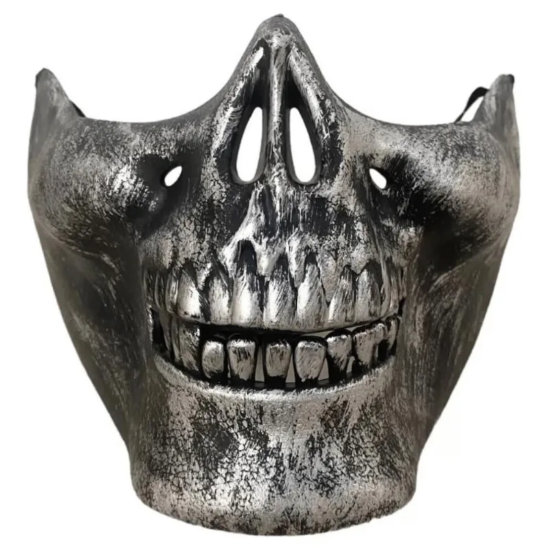 Meia Máscara Esqueleto Para Halloween Abrakadabra Fantasias