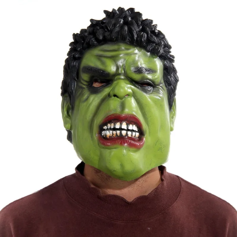 Máscara Hulk Dos Vingadores Acessório Para Fantasia