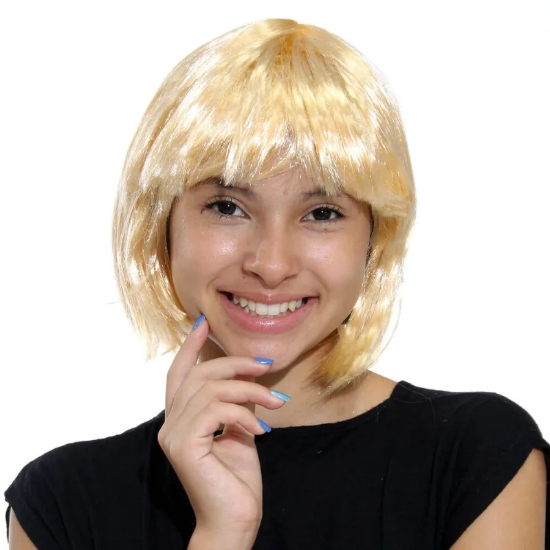 Peruca Chanel Loira Fantasia e Cosplay