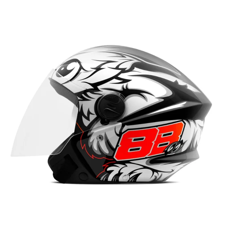 Capacete Pro Tork Aberto Masculino e Feminino Pro Tork New Liberty Three Gp 88 Brilhante Adulto