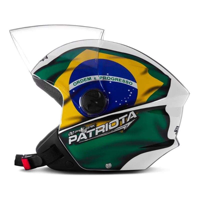 Capacete Aberto Pro Tork New Liberty 3 Patriota Branco Tam.60