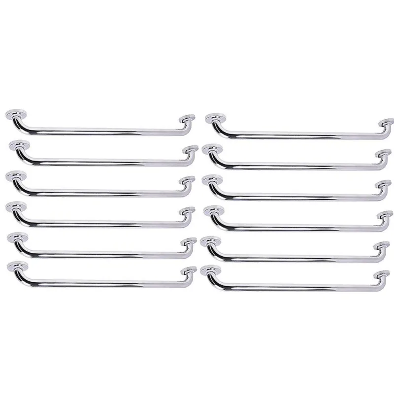 Barra de Apoio Compre Desejos BSL3420 Aço Inox 80cm Kit 12 Unidades