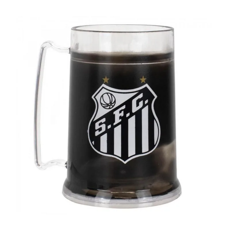 Caneca Gel Isolante Térmico 300ml Santos Oficial