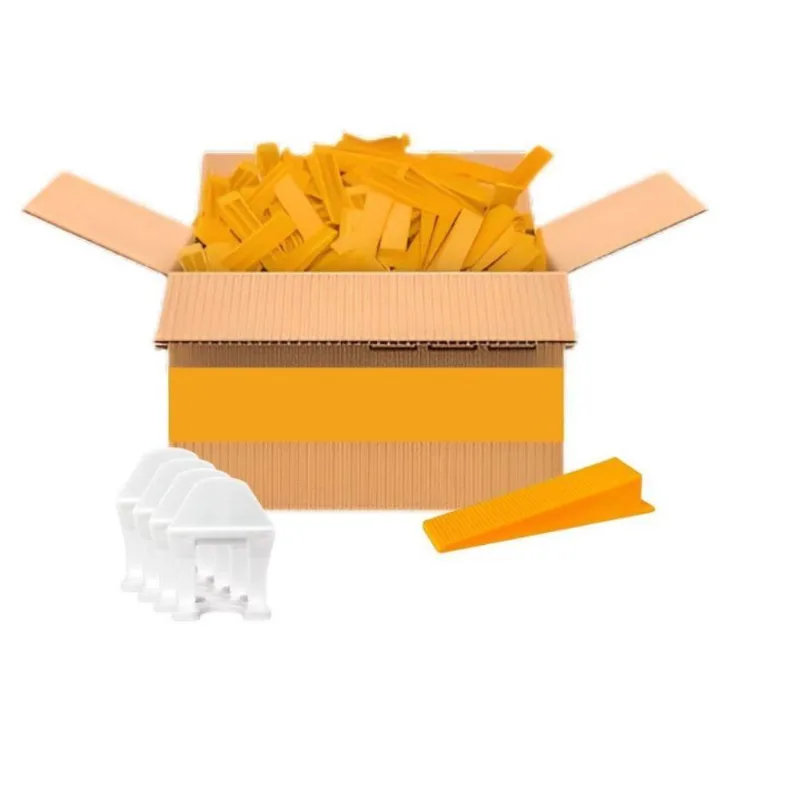 Conjunto Com 1000uni Espaçador Nivelador 1,5mm + 100 Cunhas