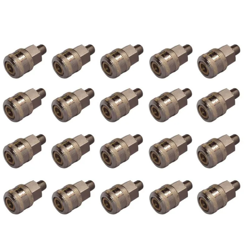 Kit 20 Engate Rápido Macho 1/4'' Lub-2000a Lubefer