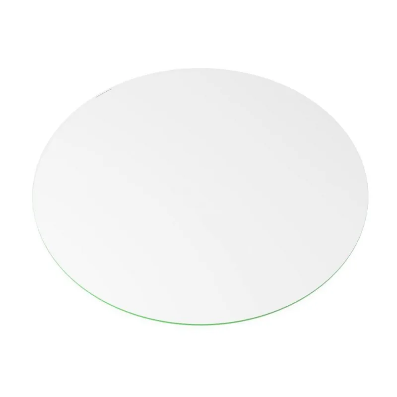 Prato Giratório de Mesa 110cm em Vidro Temperado 8mm Branco