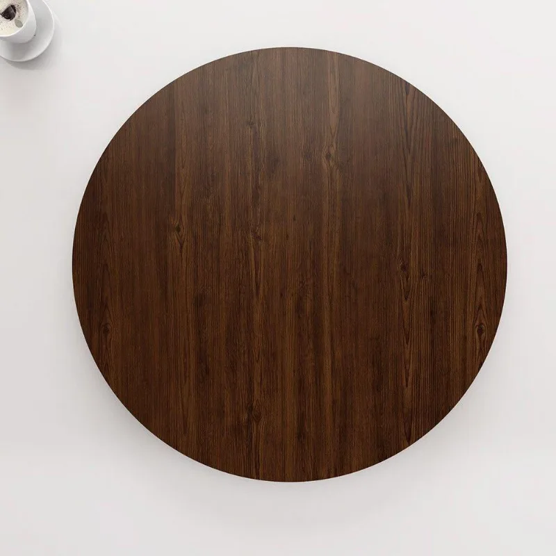Prato Giratório De Mesa 90cm Mdf Nogal