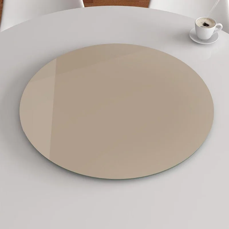 Prato Giratório de Mesa Vidro Temperado Fendi EXTRA CLEAR