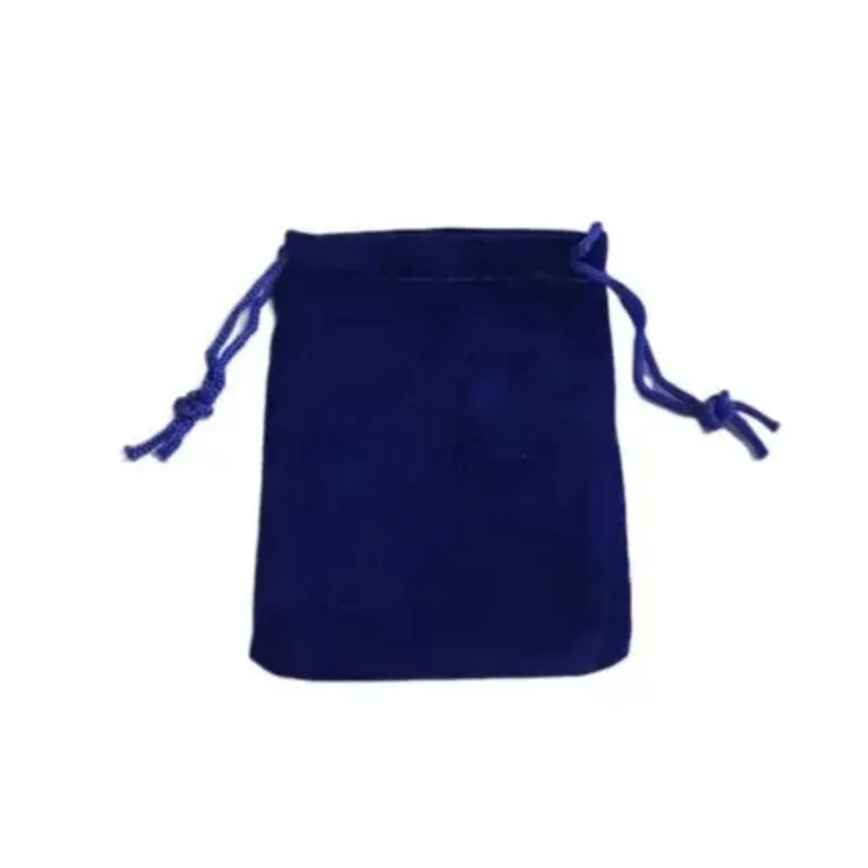 Kit 50 Saquinhos Veludo 10X15 Cm Azul