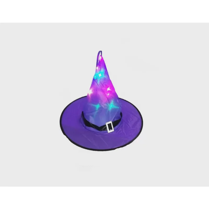 Chapéu De Bruxa Com Led
