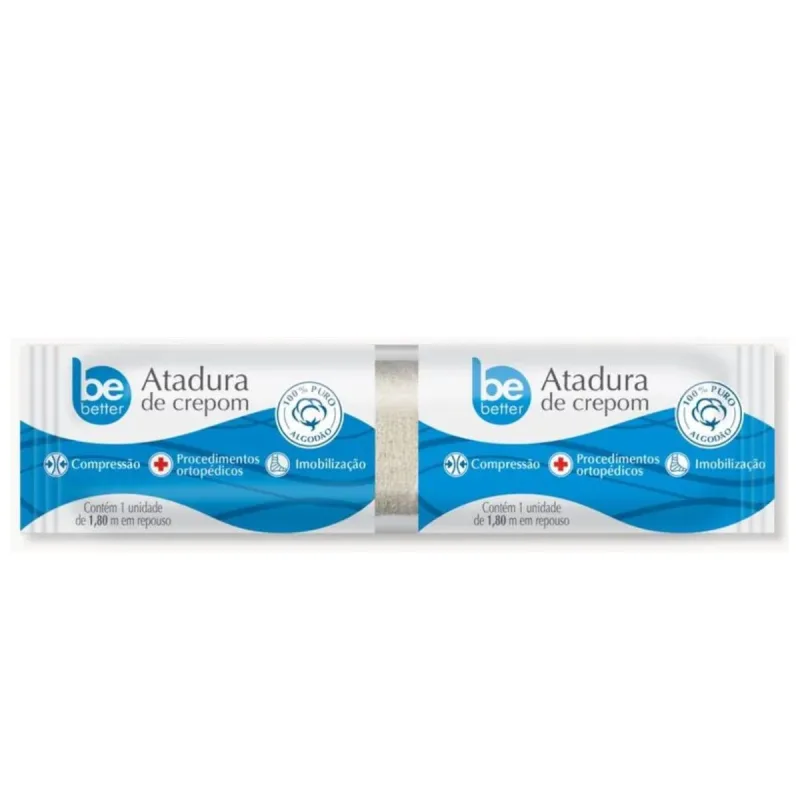 Atadura Crepom Be Better 15cm X 1,8m - Be Better