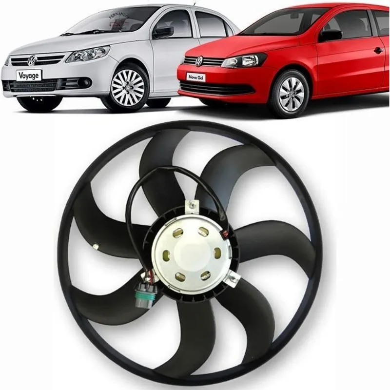 Ventoinha Radiador Gol G5 G6 Com Ar Condicionado Nova