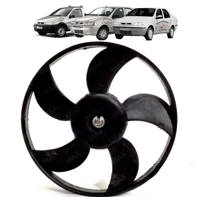 Ventoinha Radiador Palio 1996 1997 1998 2000 2001 Sem Ar