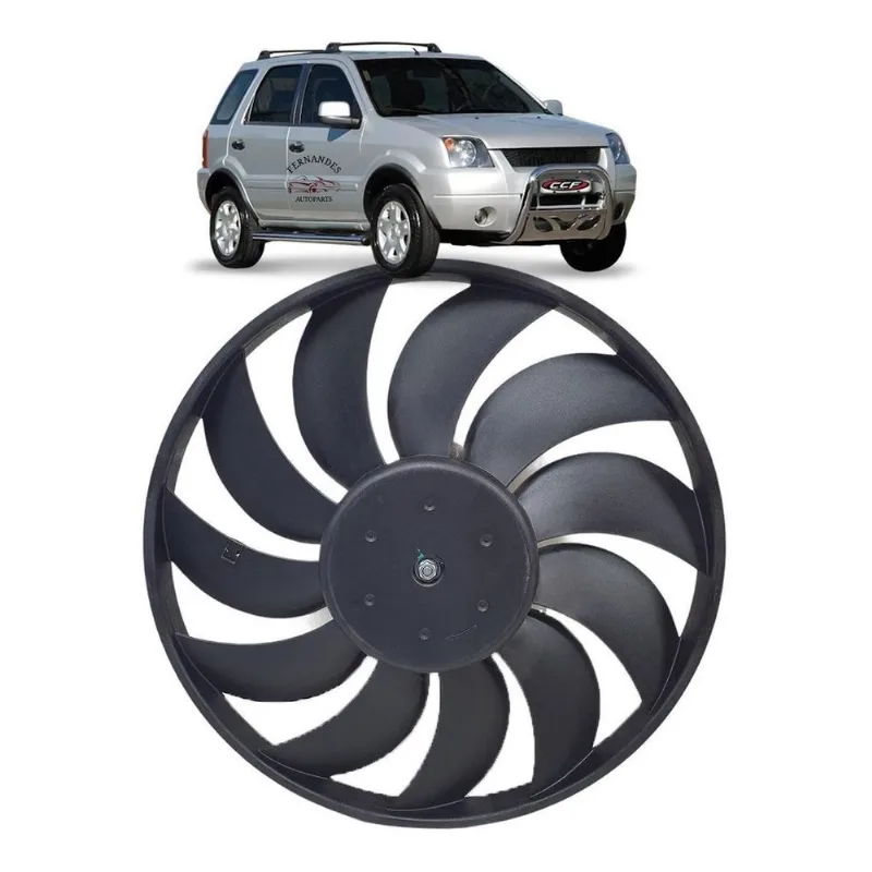 Ventoinha Eletroventilador Radiador Fiesta Courier Zetec