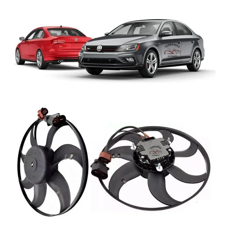 Ventoinha Radiador Vw Jetta 2.5 2006/2009 Modelo Grande