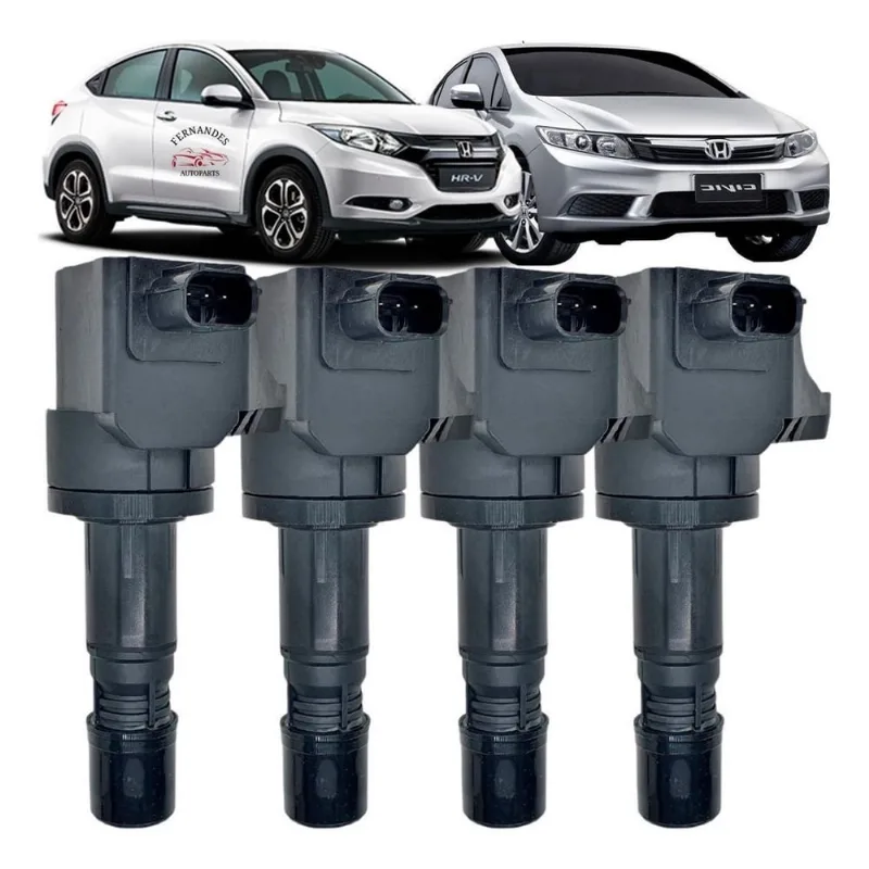 Kit 4 Bobina De Ignição Honda Hrv 1.8 2016 2017 2018