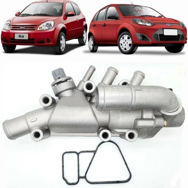 Carcaça Válvula Termostática Ford Ka Courier 2007 A 2013