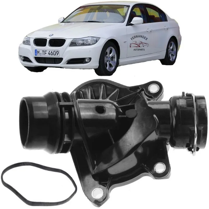 Carcaça Válvula Termostática Bmw 320 325 330 530 X3 X5 X6