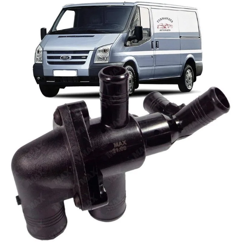 Carcaça Válvula Termostática Ford Transit 2.4 2011